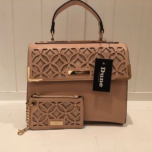 NWT Baby Pink Dune London Purse with Accessories